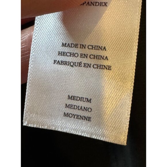 Rails‎ Top Women Medium Black Strapless Gold Button Front Lulu Party Cocktail - Picture 10 of 11